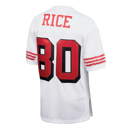 SF. 49ers #80 Jerry Rice  White 1994 Authentic Throwback Retired Player Jersey Stitched American Football Jersey