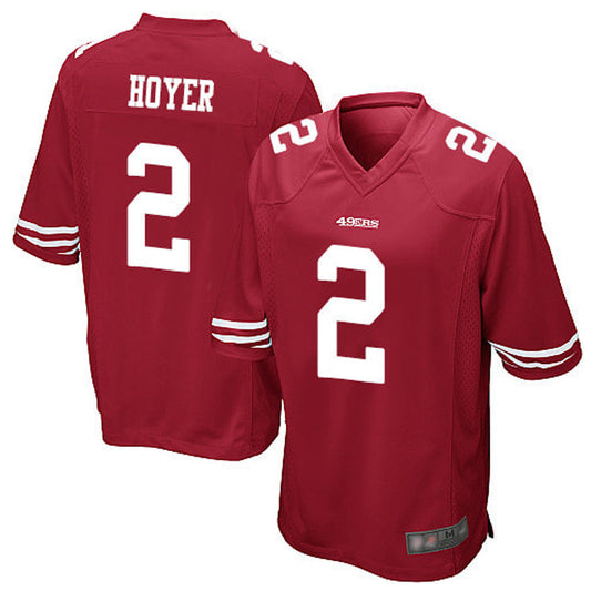 SF.49ers #2 Deommodore Lenoir Player Scarlet Game Football Jerseys