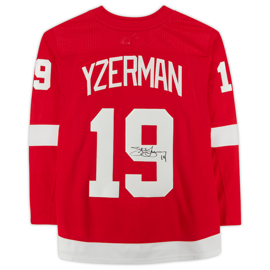 D.Red Wings #19 Steve Yzerman   Jersey Red Stitched American Hockey Jerseys