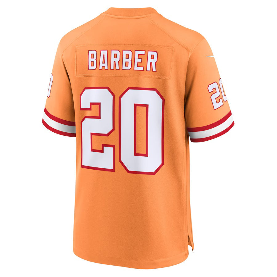 TB.Buccaneers #20 Ronde Barber Creamsicle 50th Season Game American Football Jerseys