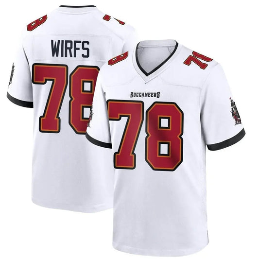 TB.Buccaneers #78 Tristan Wirfs Player White Home Game Football Jerseys