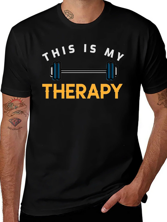 Workout Therapy T-Shirt - Weightlifting Motivation