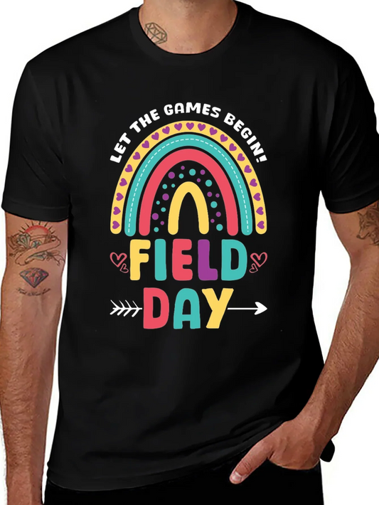 Field Day Rainbow T-Shirt - Games Begin!