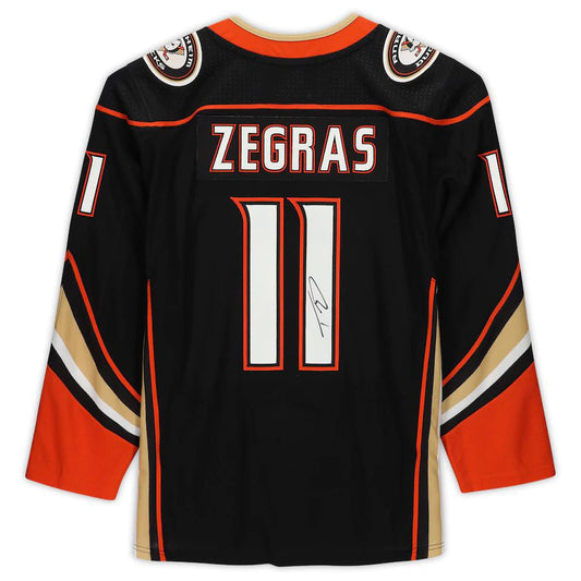A.Ducks #11 Trevor Zegras    Jersey Black Stitched American Hockey Jerseys