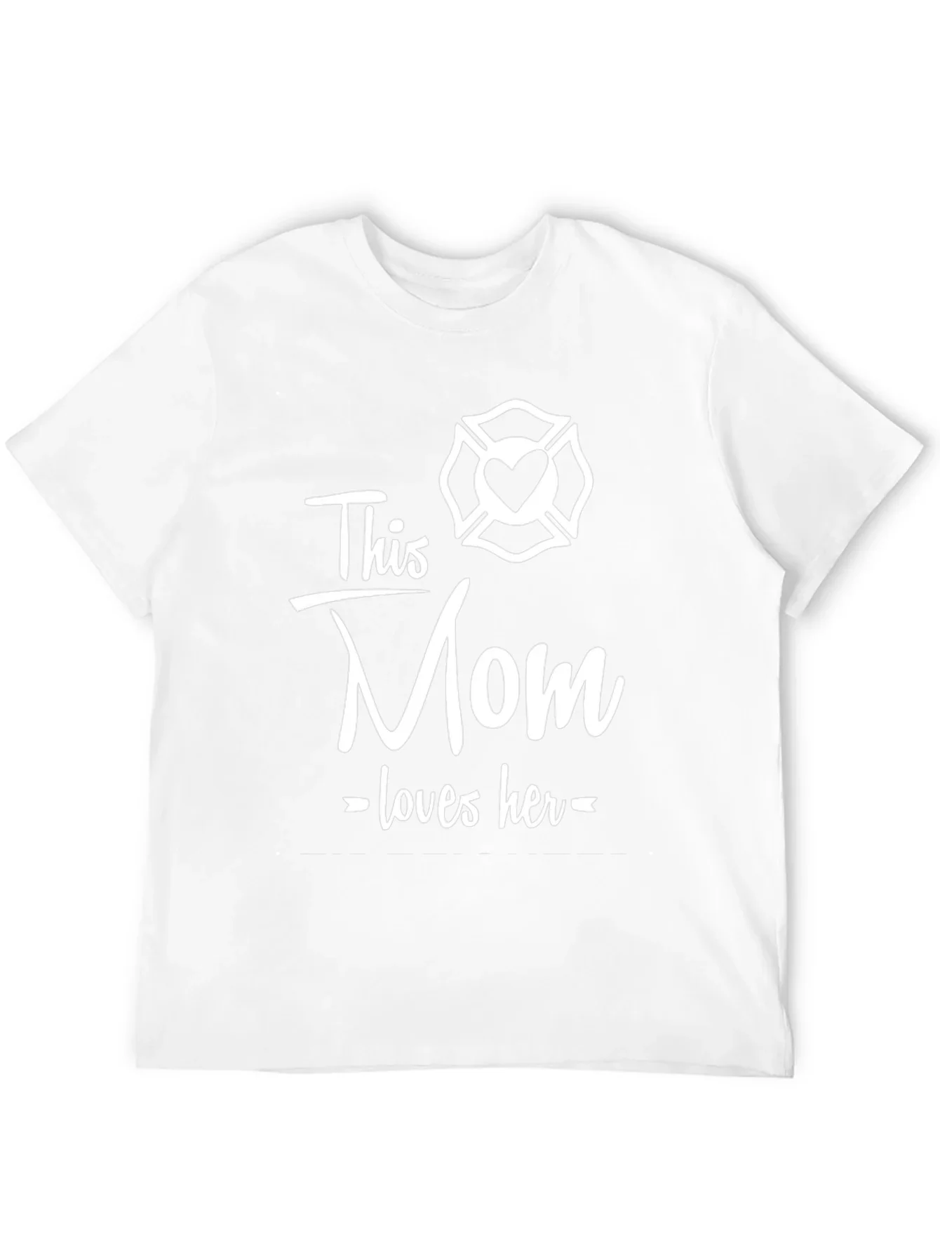 Firefighter Mom Graphic Tee - This Mom Loves Her