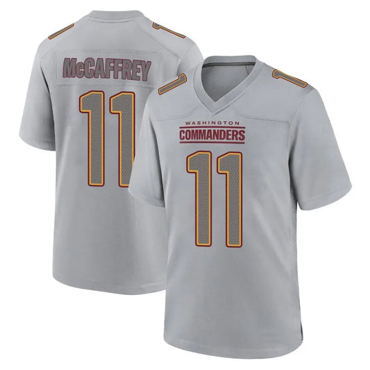W.Commanders #11 Luke McCaffrey Player Gray Fashion Game Football Jerseys