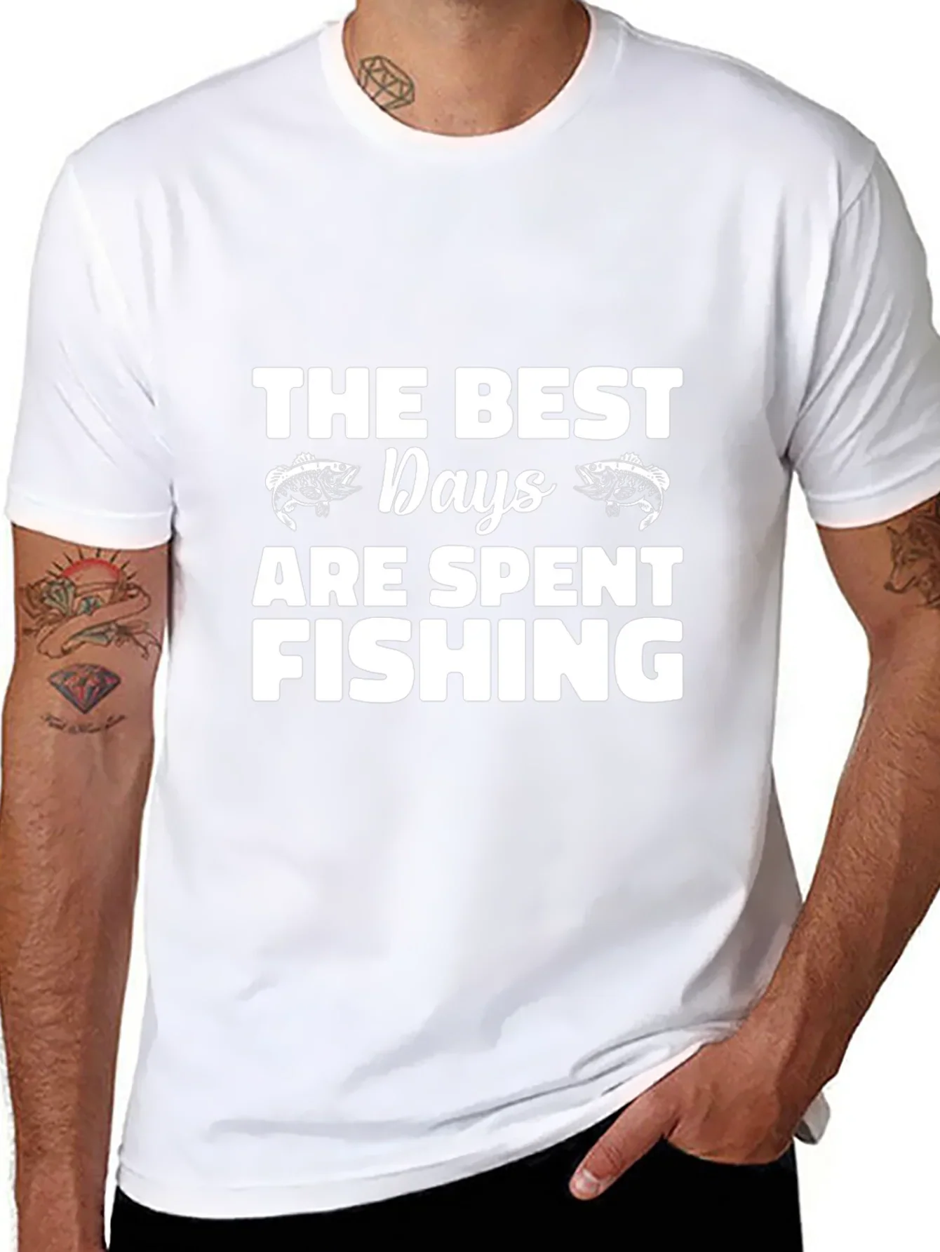 Fishing T-Shirt: The Best Days are Spent Fishing