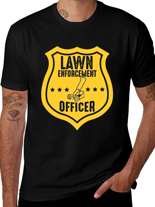 Lawn Enforcement Officer Graphic Tee