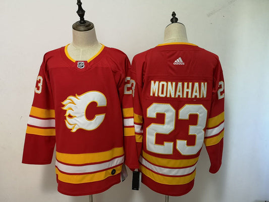 Men's Calgary Flames Sean Monahan #23 Red Home Breakaway Player jersey