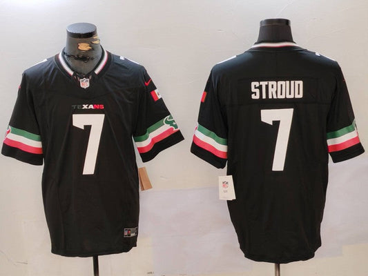Men's Houston Texans C.J. Stroud #7 Black Game Jersey1