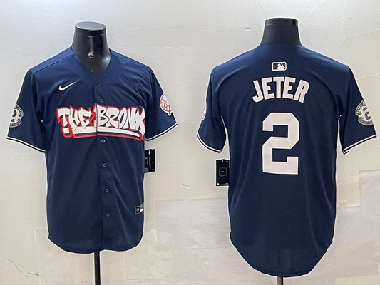 Men's New York Yankees Derek Jeter Navy Limited Player Jersey1