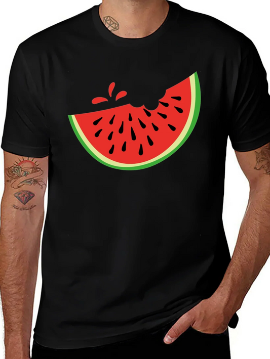 Watermelon Slice Graphic Tee - Casual Summer Style