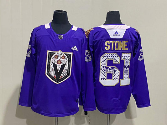 Men's Vegas Golden Knights Mark Stone #61 Blue Breakaway Player jersey