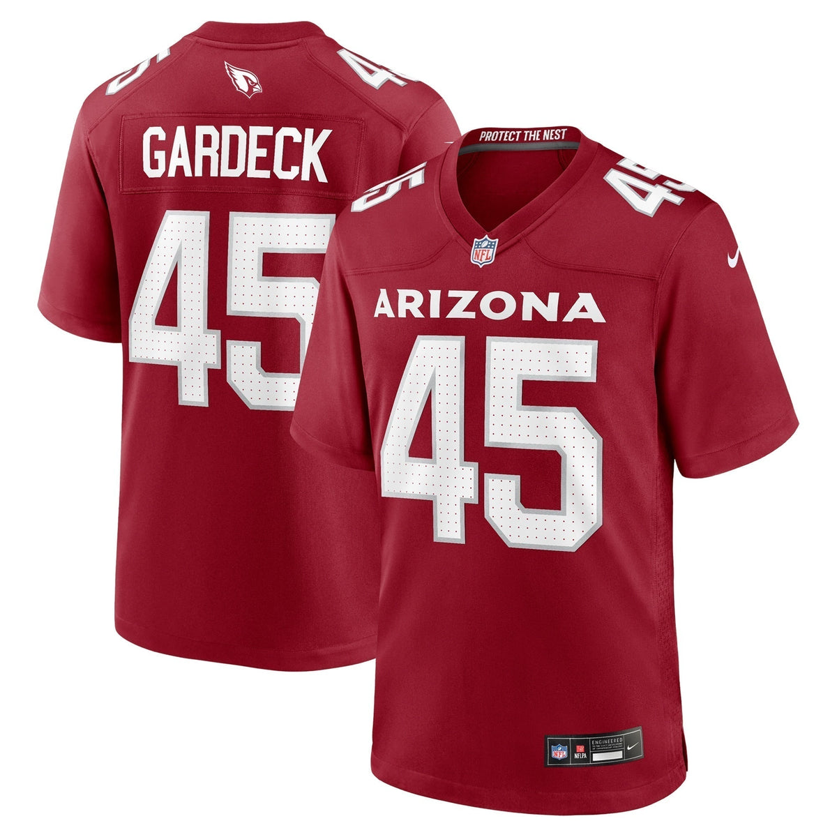 Dennis Gardeck Arizona Cardinals Nike Team Game Jersey -  Cardinal