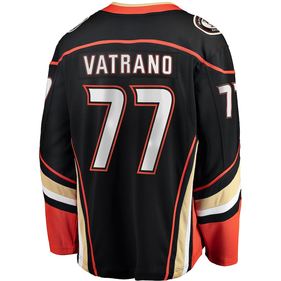 Frank Vatrano Anaheim Ducks   Home Breakaway  Jersey - Black