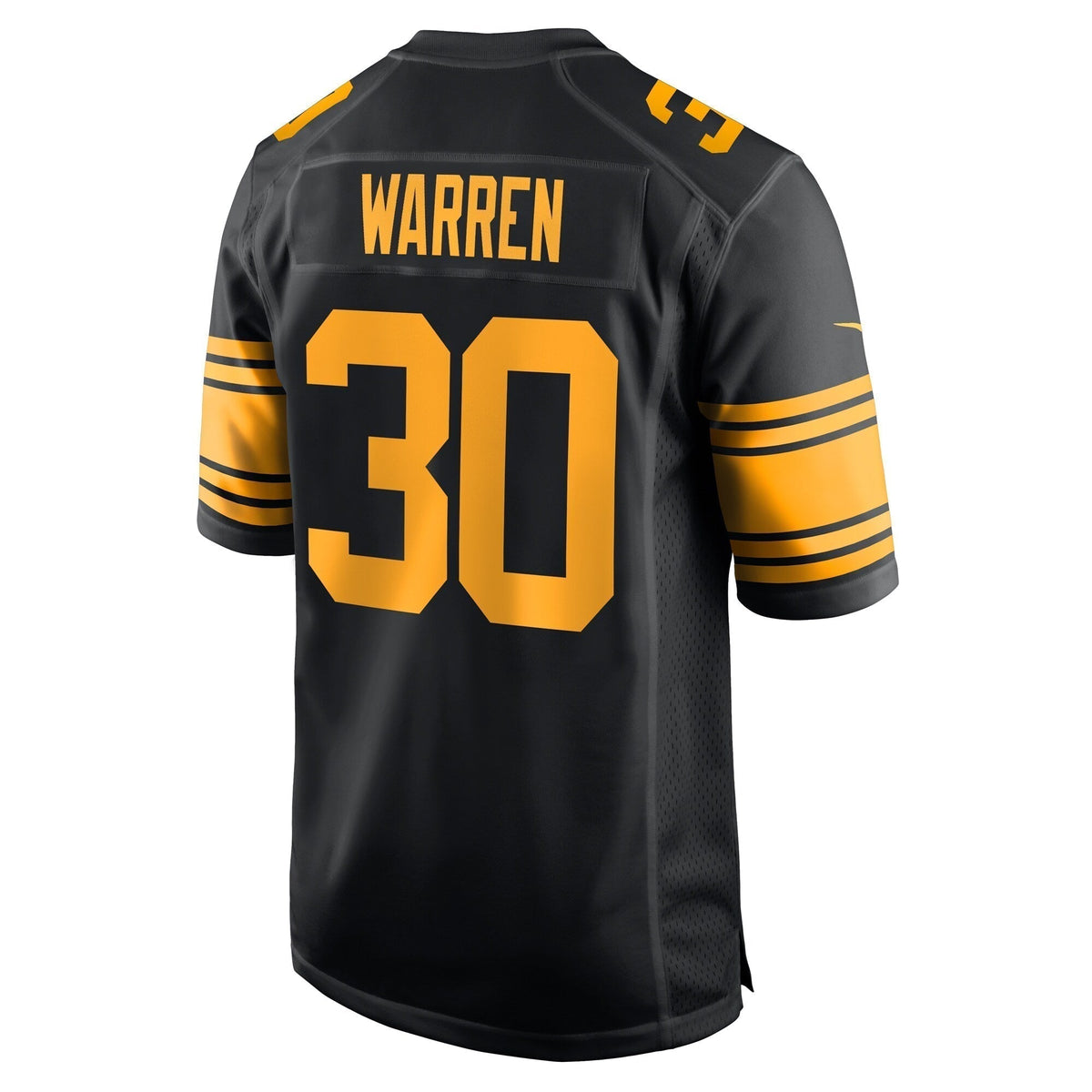 Jaylen Warren Pittsburgh Steelers Nike Alternate Game Jersey -  Black