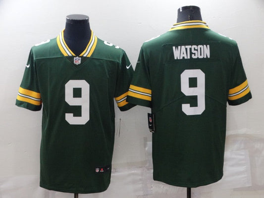 Men's Green Bay Packers Christian Watson #9 Green Game Jersey1