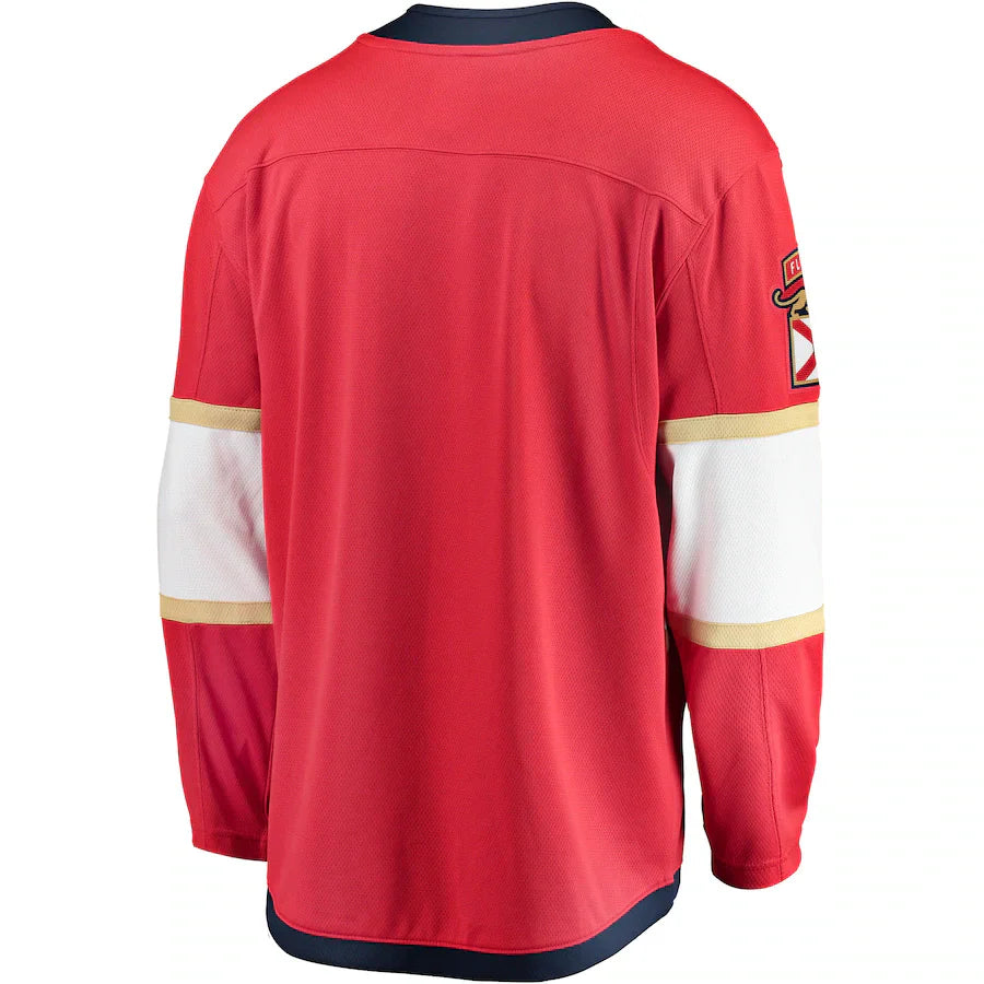 Florida Panthers   Home 2024 Stanley Cup Champions Breakaway Jersey Red