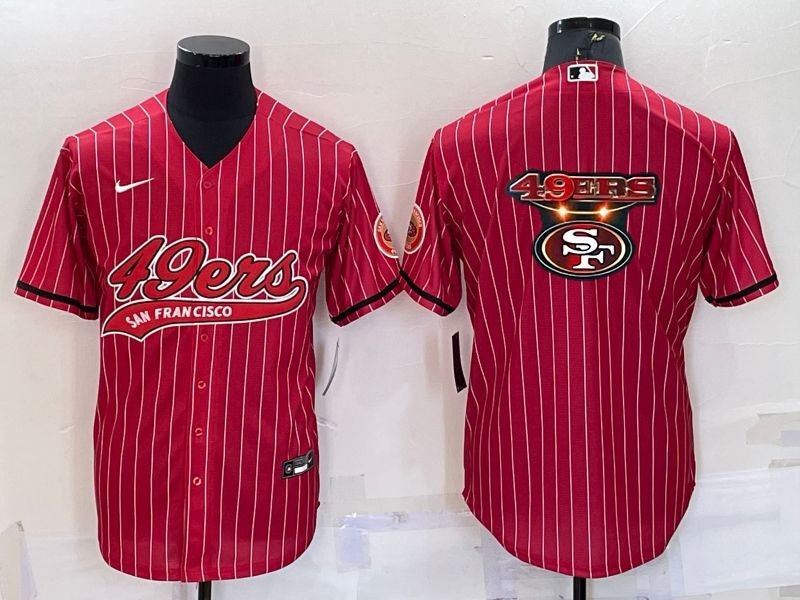 Men's San Francisco 49ers Red Player jersey