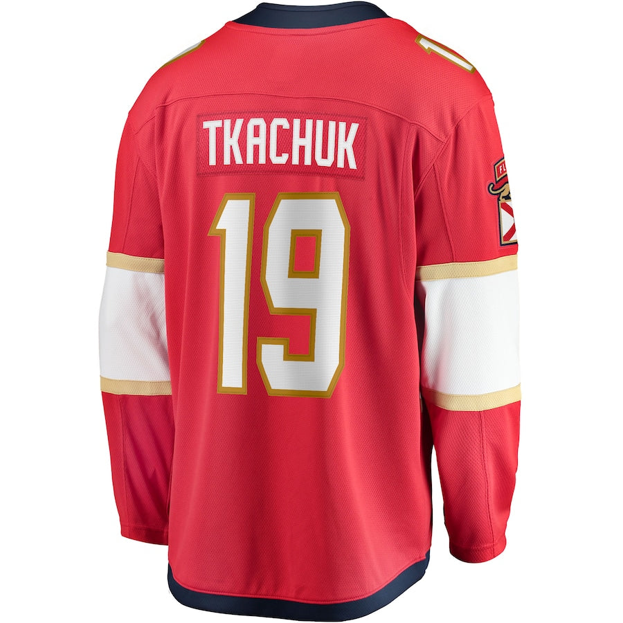 Matthew Tkachuk Florida Panthers   Home Breakaway  Jersey - Red