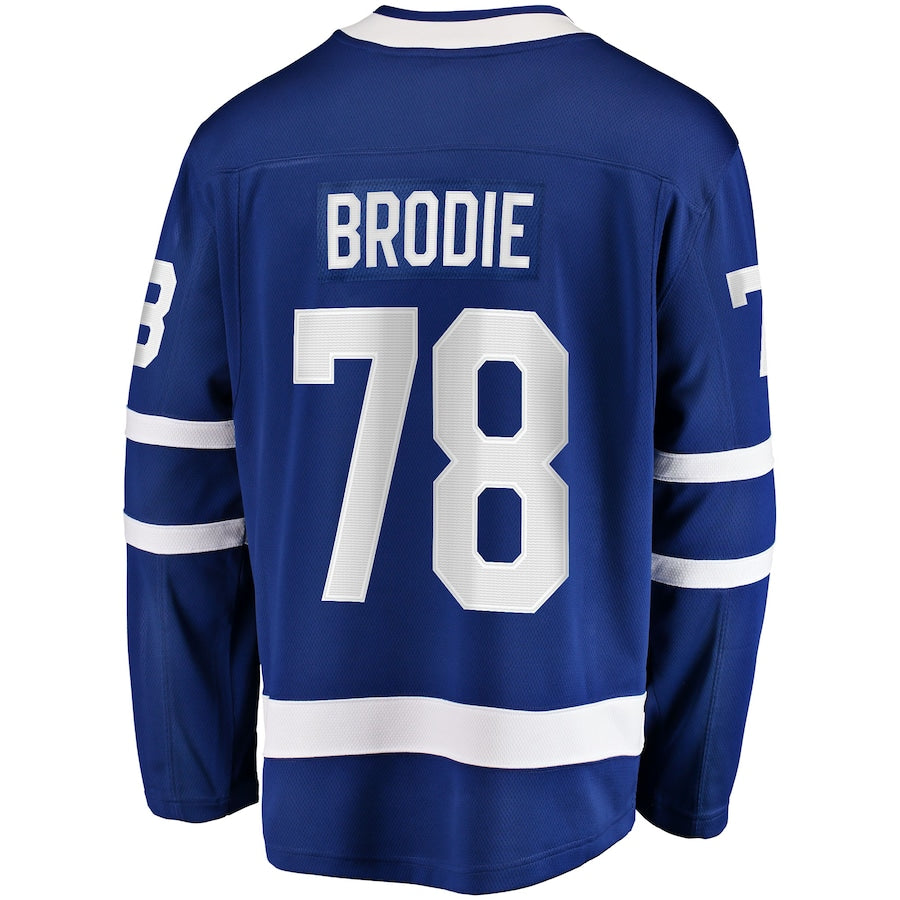 TJ Brodie Toronto Maple Leafs  Home Breakaway  Jersey - Blue