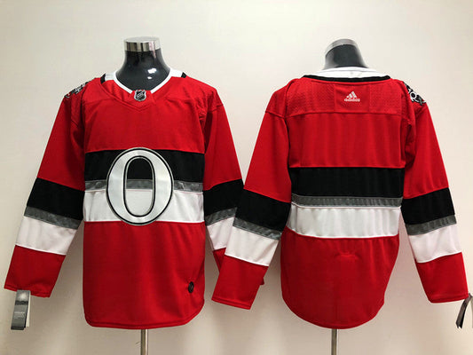 Men's Ottawa Senators Red Breakaway Player Blank jersey