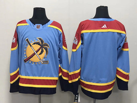 Men's Florida Panthers Blue Blank Player jersey