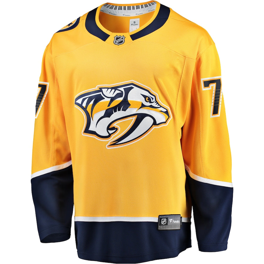 Luke Evangelista Nashville Predators   Premier Breakaway  Jersey - Gold