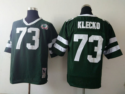 Men's New York Jets Joe Klecko Mitchell & Ness Green Legacy Replica Jersey1