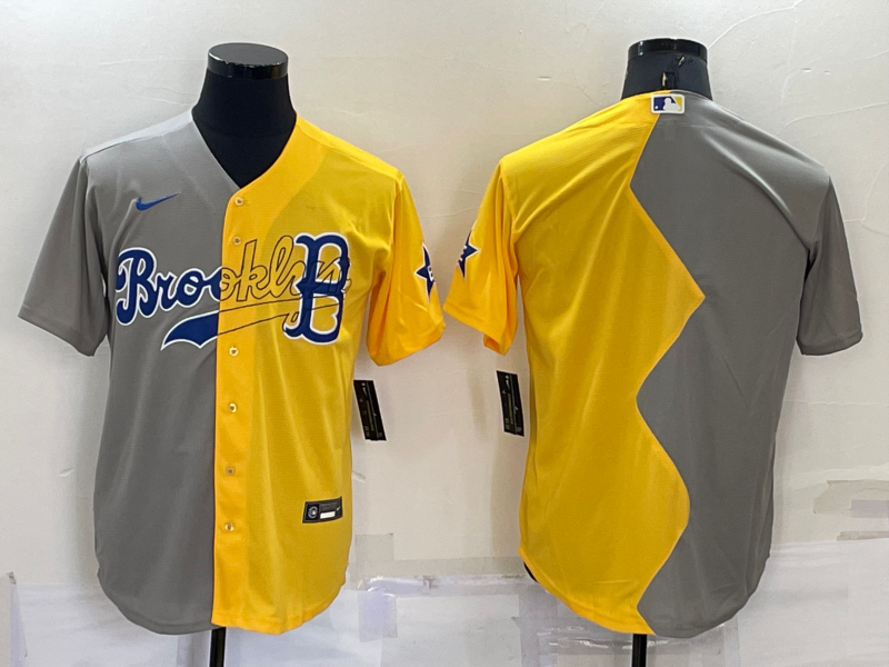 Men's Boston Red Sox Gray/Gold Blank jersey