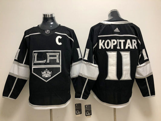 Men's Los Angeles Kings Anze Kopitar #11 Black Home Breakaway Player Jersey1