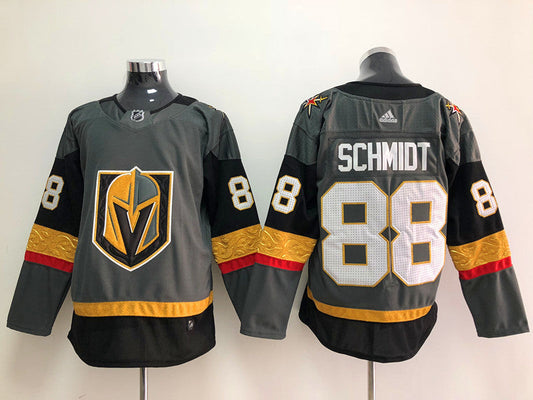 Men's Vegas Golden Knights Nate Schmidt #88 Gray Breakaway Player Jersey1