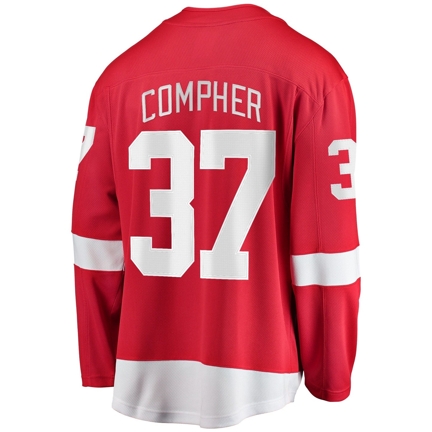 J.T. Compher Detroit Red Wings   Home Breakaway Jersey - Red
