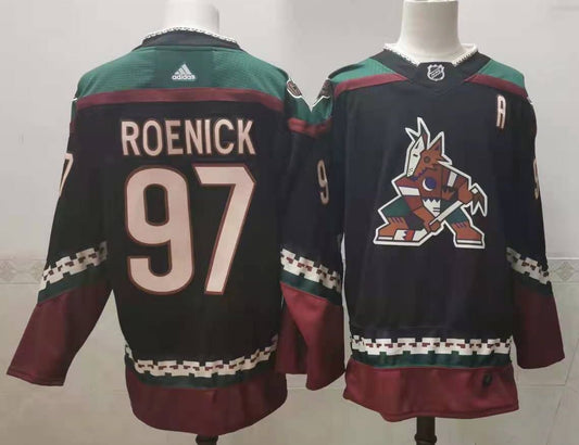 Men's Arizona Coyotes Jeremy Roenick #97 Black Home Breakaway jersey