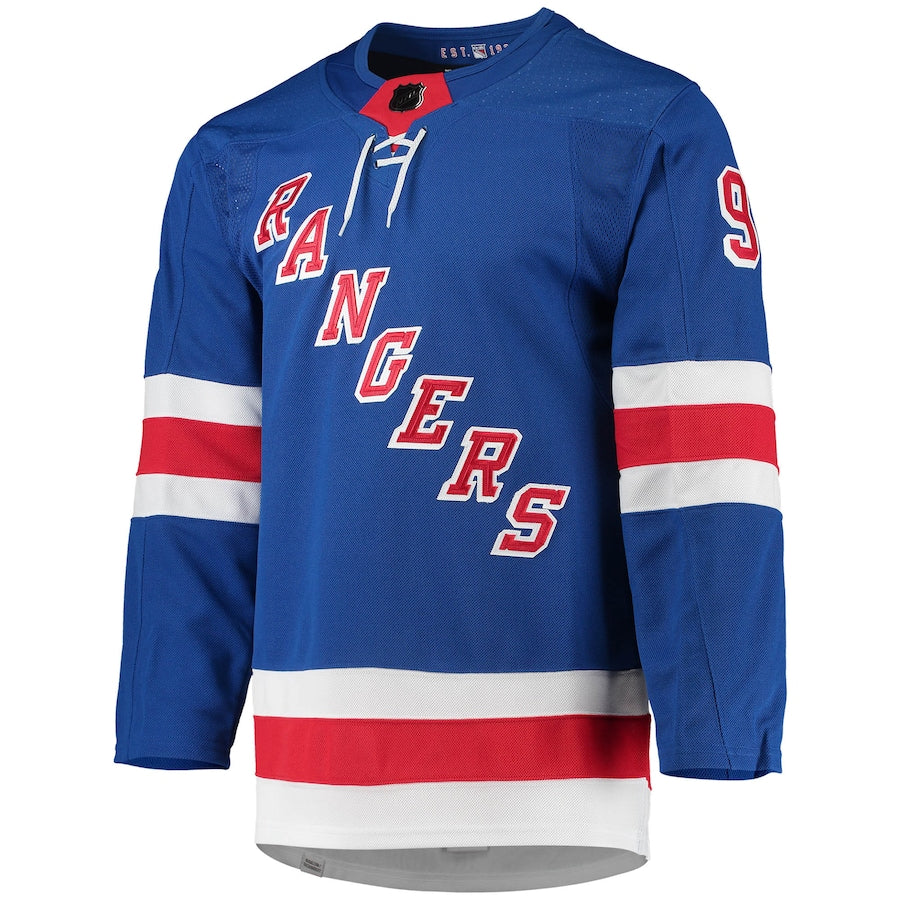 Mika Zibanejad New York Rangers   Home Primegreen   Jersey - Blue