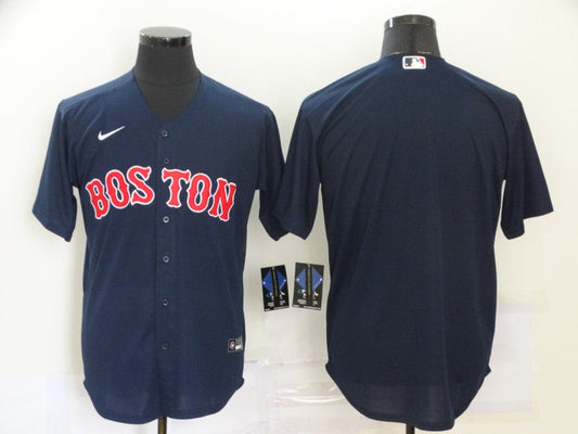Men's Boston Red Sox Navy Alternate Replica Team Blank jersey