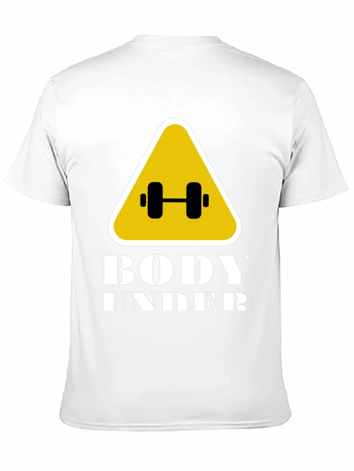 Body Under Construction Black Graphic T-Shirt