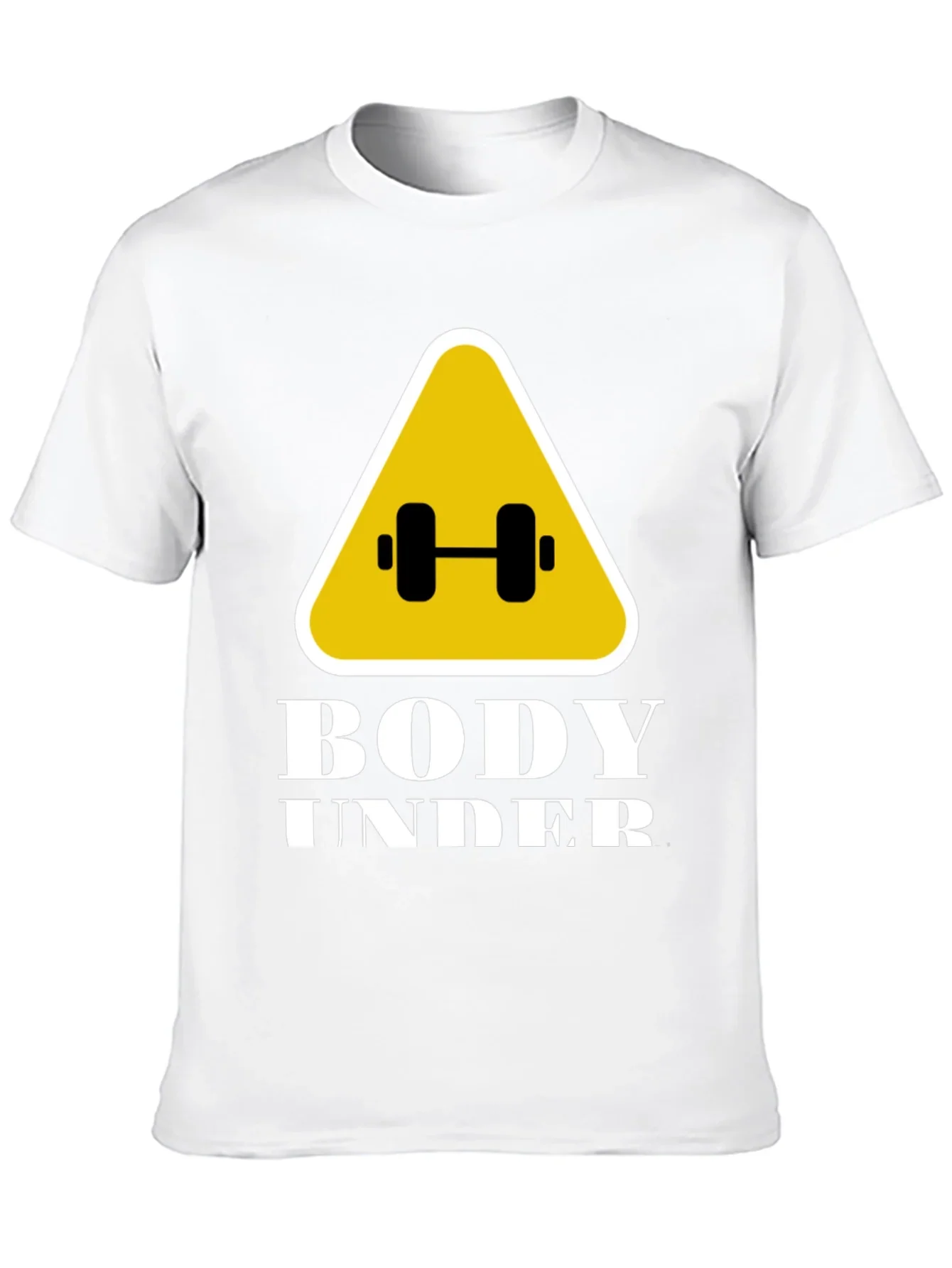 Body Under Construction Black Graphic T-Shirt