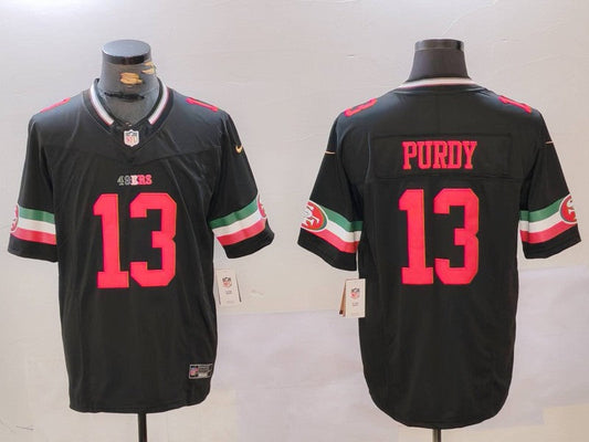 Men's San Francisco 49ers Brock Purdy #13 Black Vapor F.U.S.E. Limited Jersey1