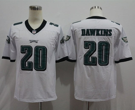 Men's Philadelphia Eagles Brian Dawkins #20 White Game Jersey1