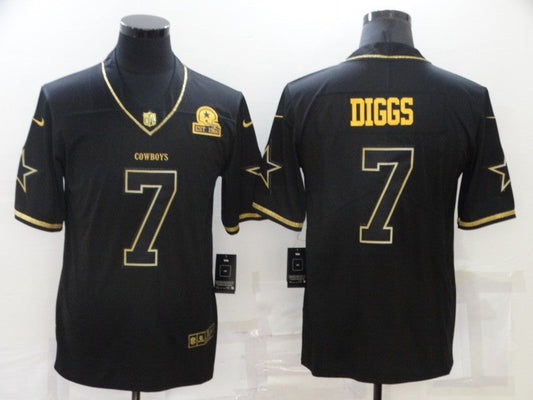 Men's Dallas Cowboys Trevon Diggs #7 Black Game Jersey1