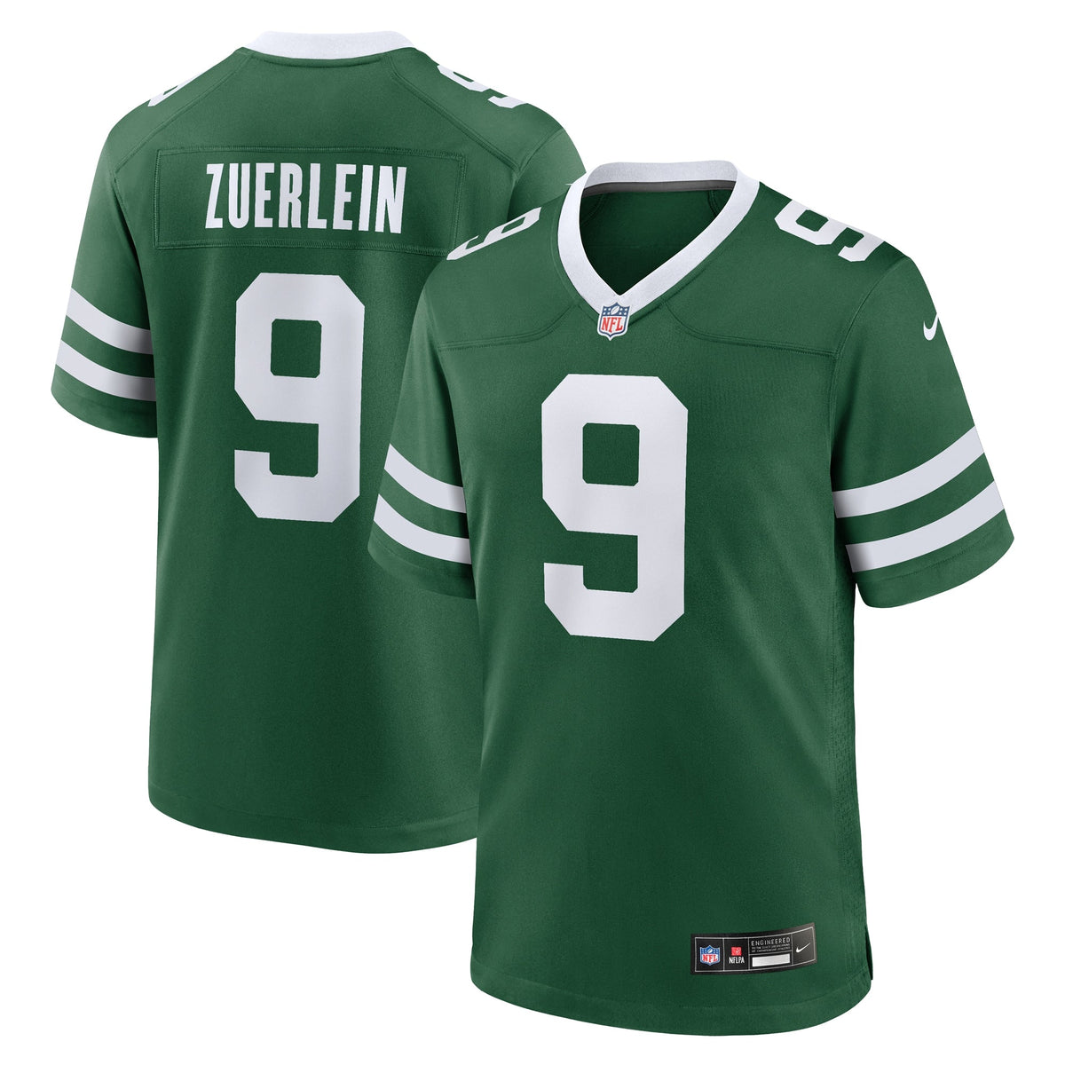 Greg Zuerlein New York Jets Nike Team Game Jersey - Legacy Green