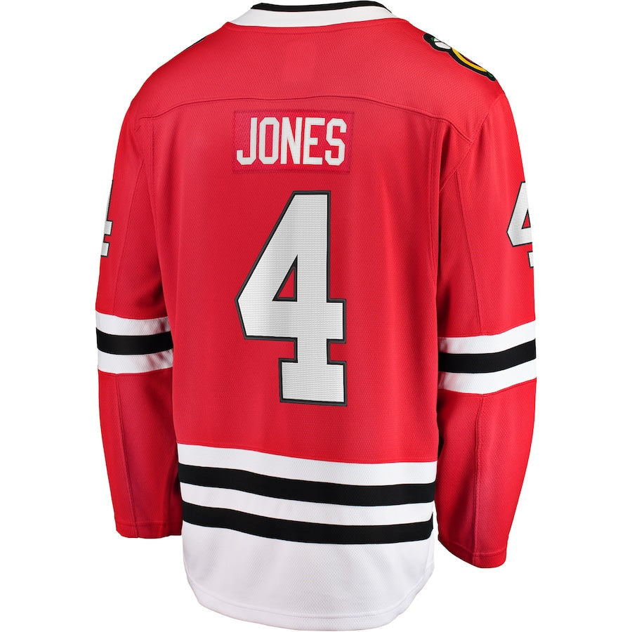 Seth Jones Chicago Blackhawks   Home Breakaway  Jersey - Red