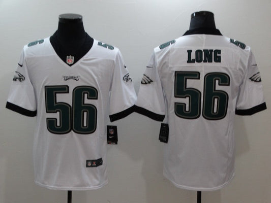 Men's Philadelphia Eagles Chris Long #56 White Game Jersey1