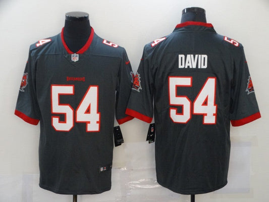 Men's Tampa Bay Buccaneers Lavonte David #54 Gray Game Jersey1