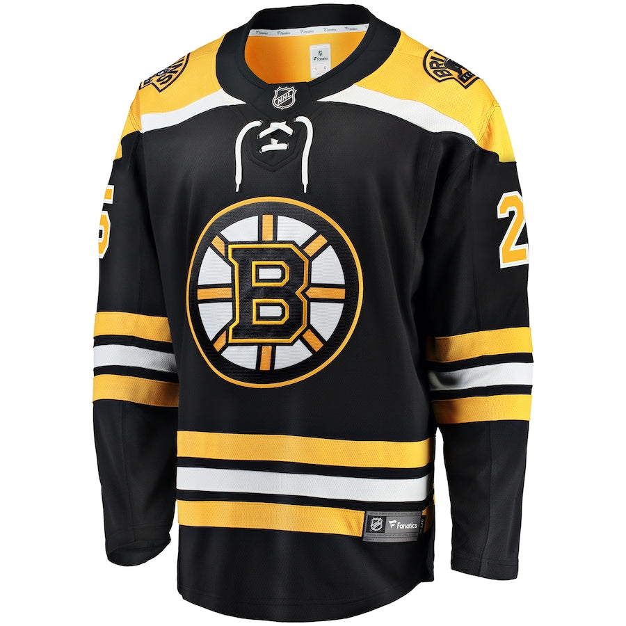 Brandon Carlo Boston Bruins   Home Breakaway  Jersey - Black