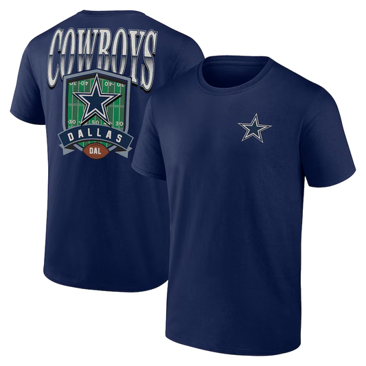 Dallas Cowboys Full Range T Shirt -Navy-