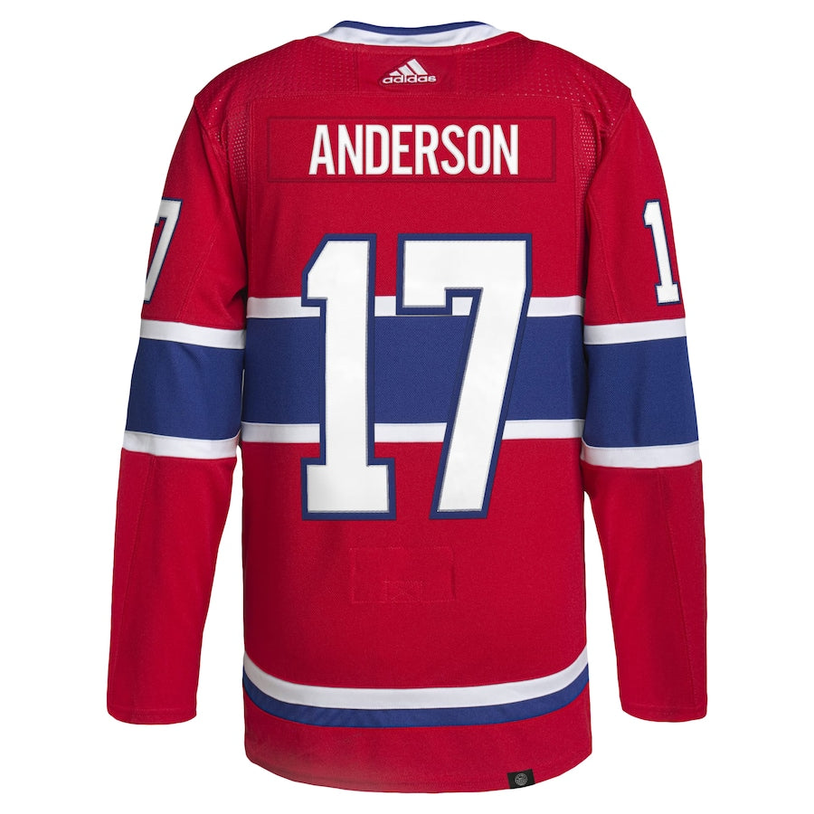 Josh Anderson Montreal Canadiens   Home Primegreen   Pro  Jersey - Red
