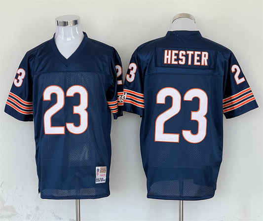 Men's Chicago Bears Devin Hester Mitchell & Ness Navy Legacy Replica jersey