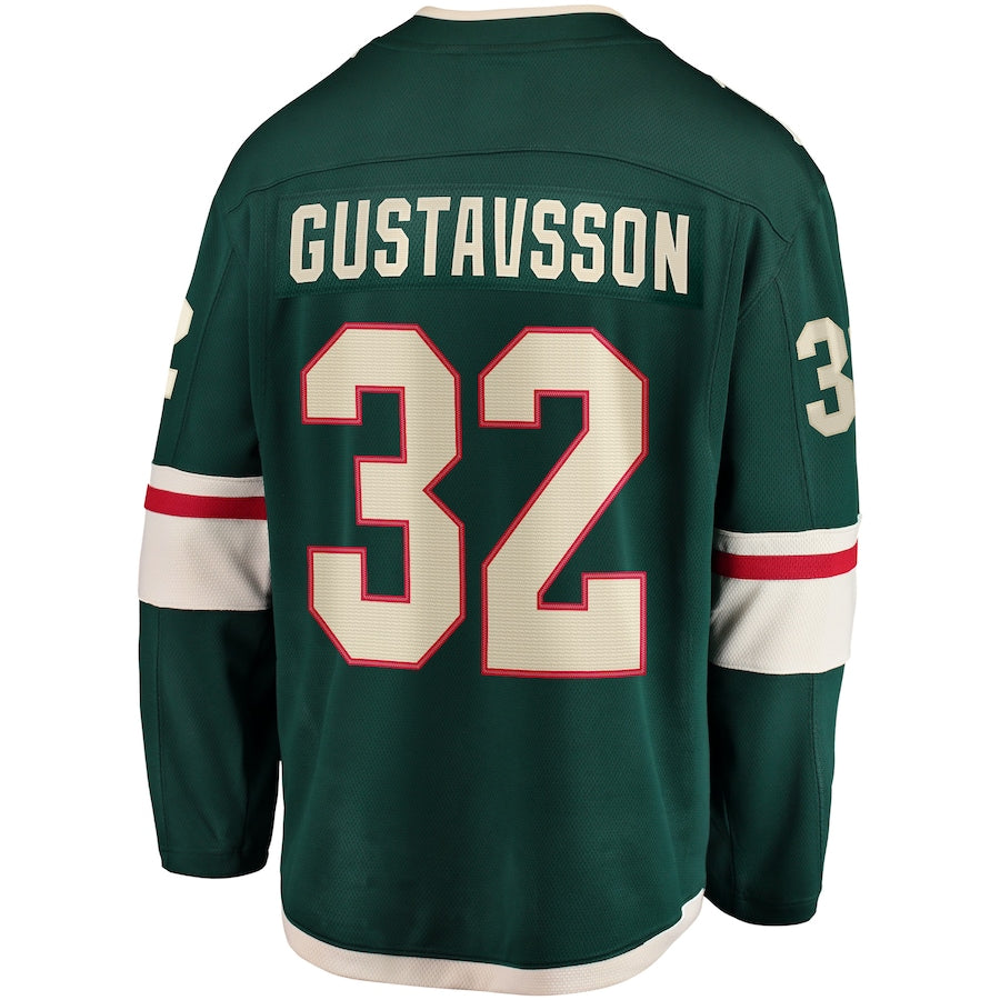 Filip Gustavsson Minnesota Wild   Home Breakaway  Jersey - Green